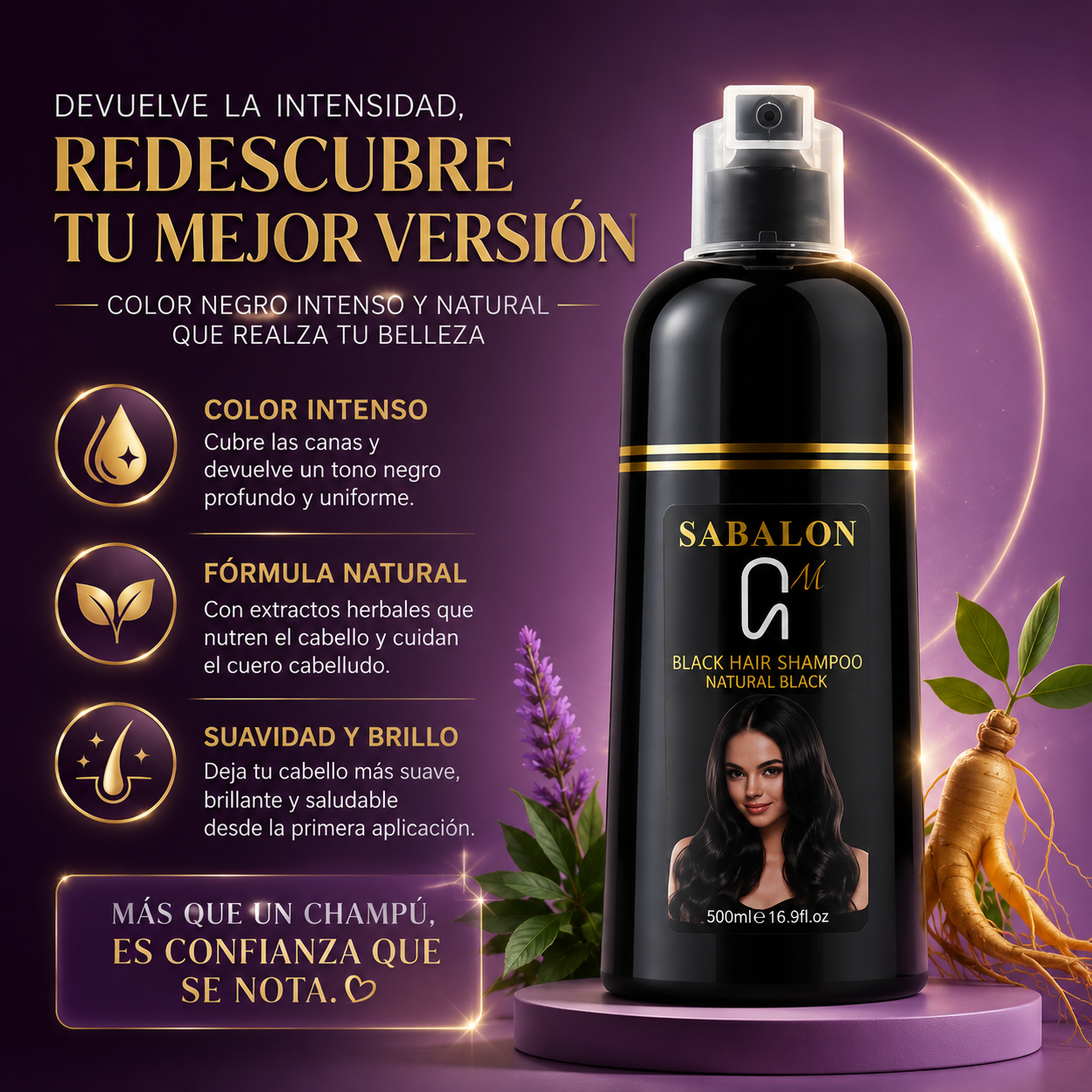 SABALON | MENOS CANAS, MÁS JUVENTUD | 3 en 1