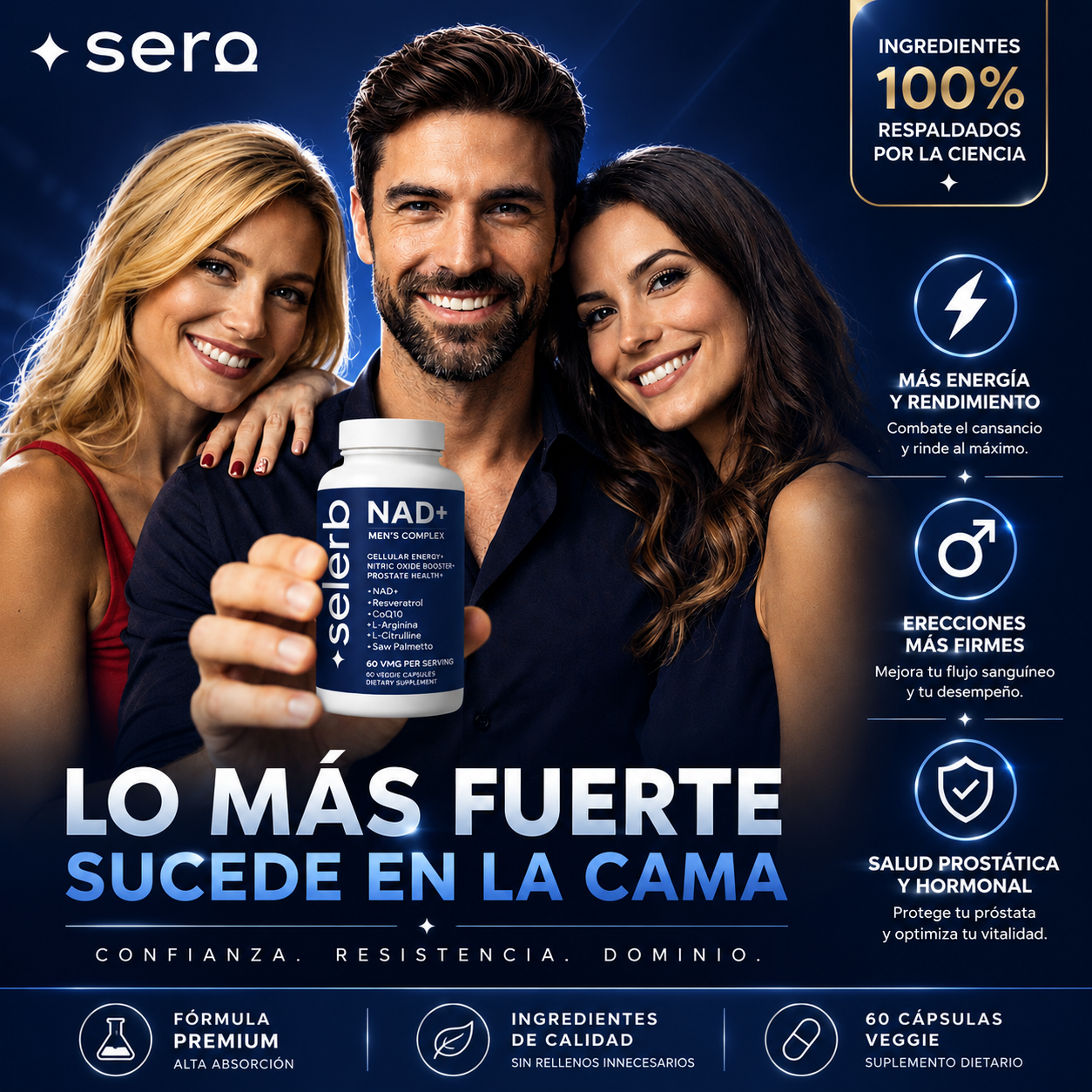 NAD+ Men Complex | El verdadero aliado del hombre