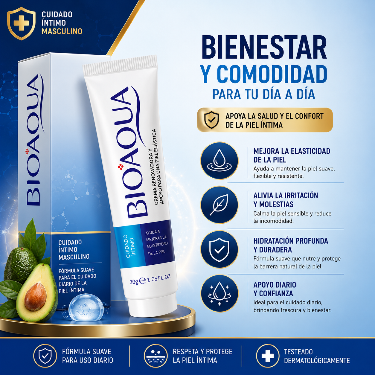 BIOAQUA| Elasticidad que se siente.